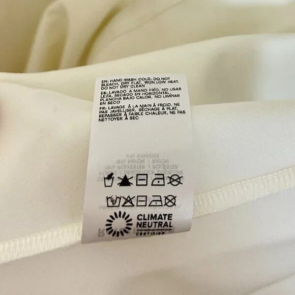 REFORMATION Mikol Pleated Midi Dress in White Size Medium - Picture 10 of 12